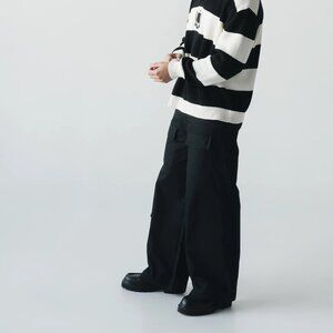 Joshua Mohamed Wide-Leg Cargo Pants – Size 28